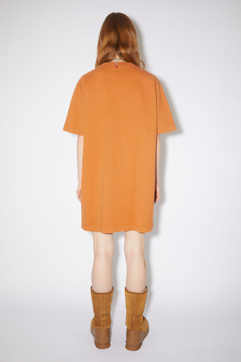 burnt orange t shirt dress New Adventure T-Shirt In Neon  Impressions Online Boutique Be our guest to dress this groovy dress up or down Acne Studios Logo t-shirt dress
