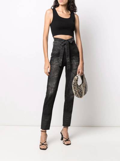 PHILIPP PLEIN Signature wool cropped top outlook