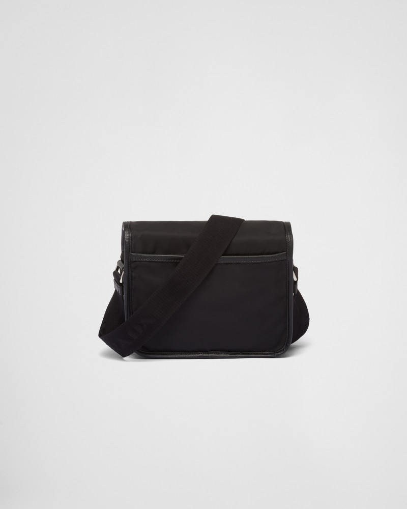 Re-Nylon and Saffiano leather shoulder bag 4