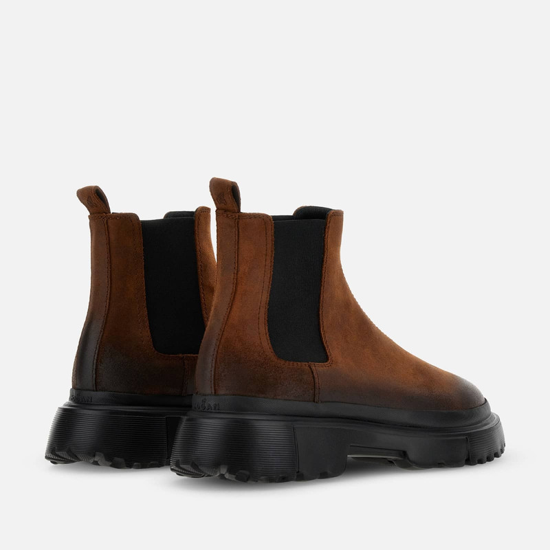 HOGAN Chelsea Boots Hogan H619 Brown outlook