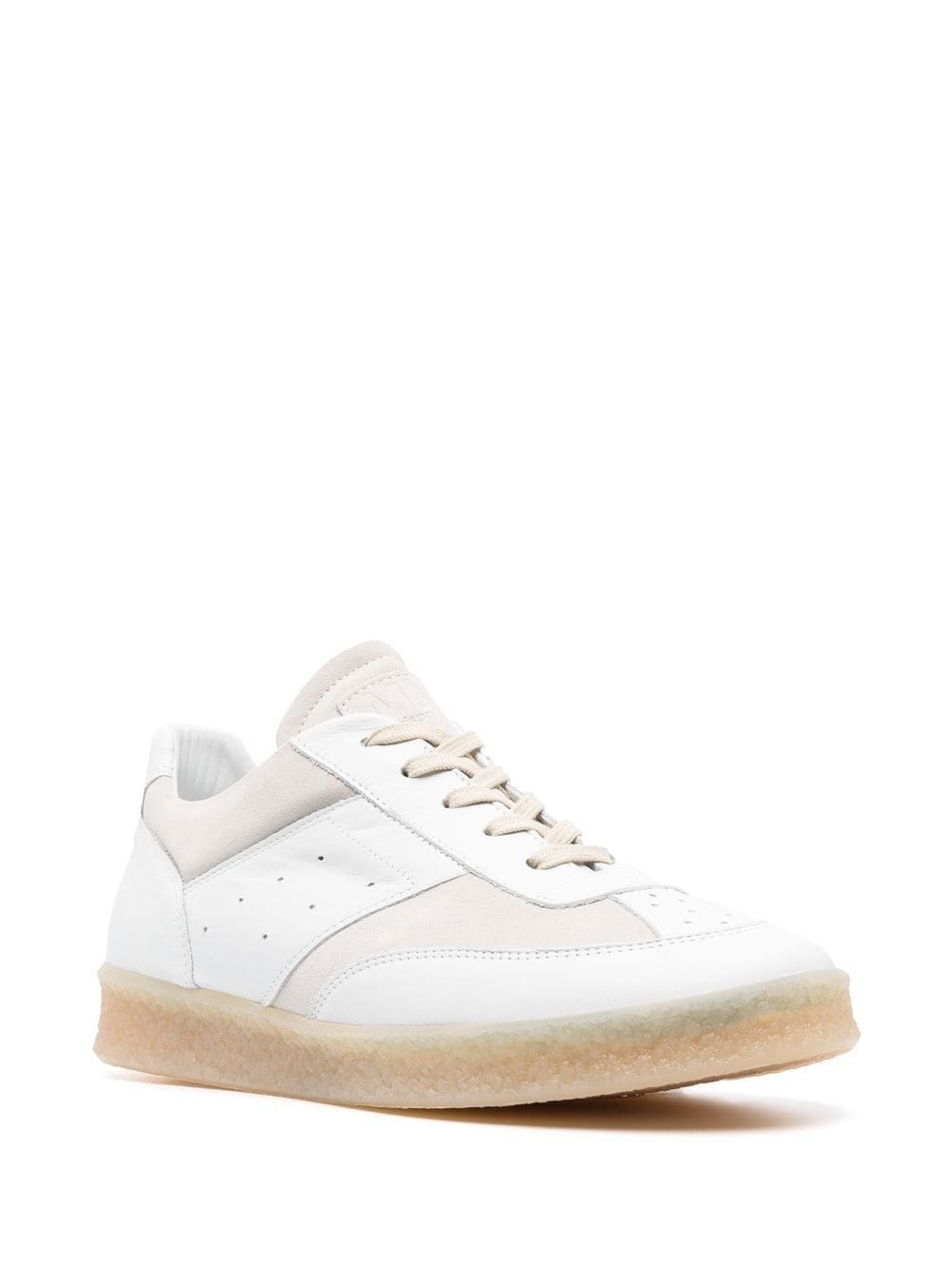 panelled low-top sneakers - 2