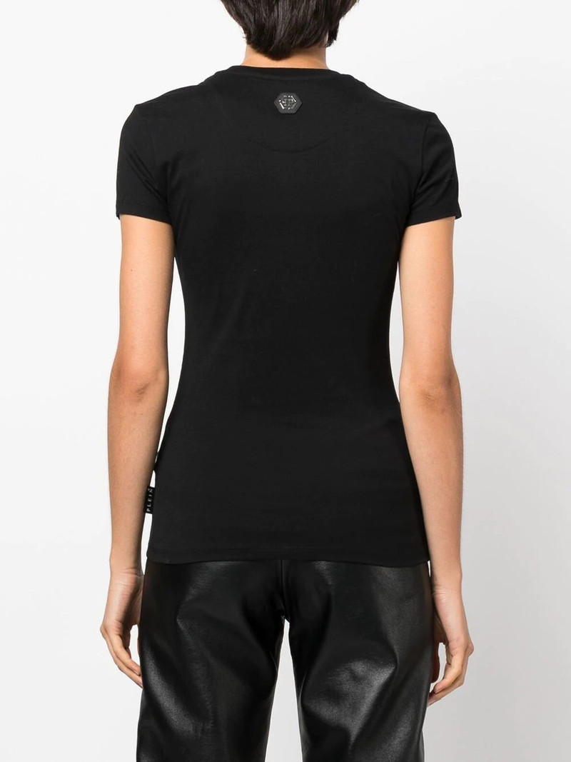 appliqué logo-print T-shirt 4