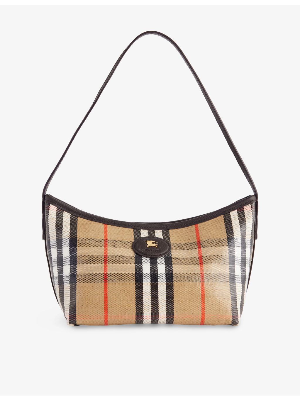 Mini Highlands Waxed-Cotton Baguette Shoulder Bag - 1