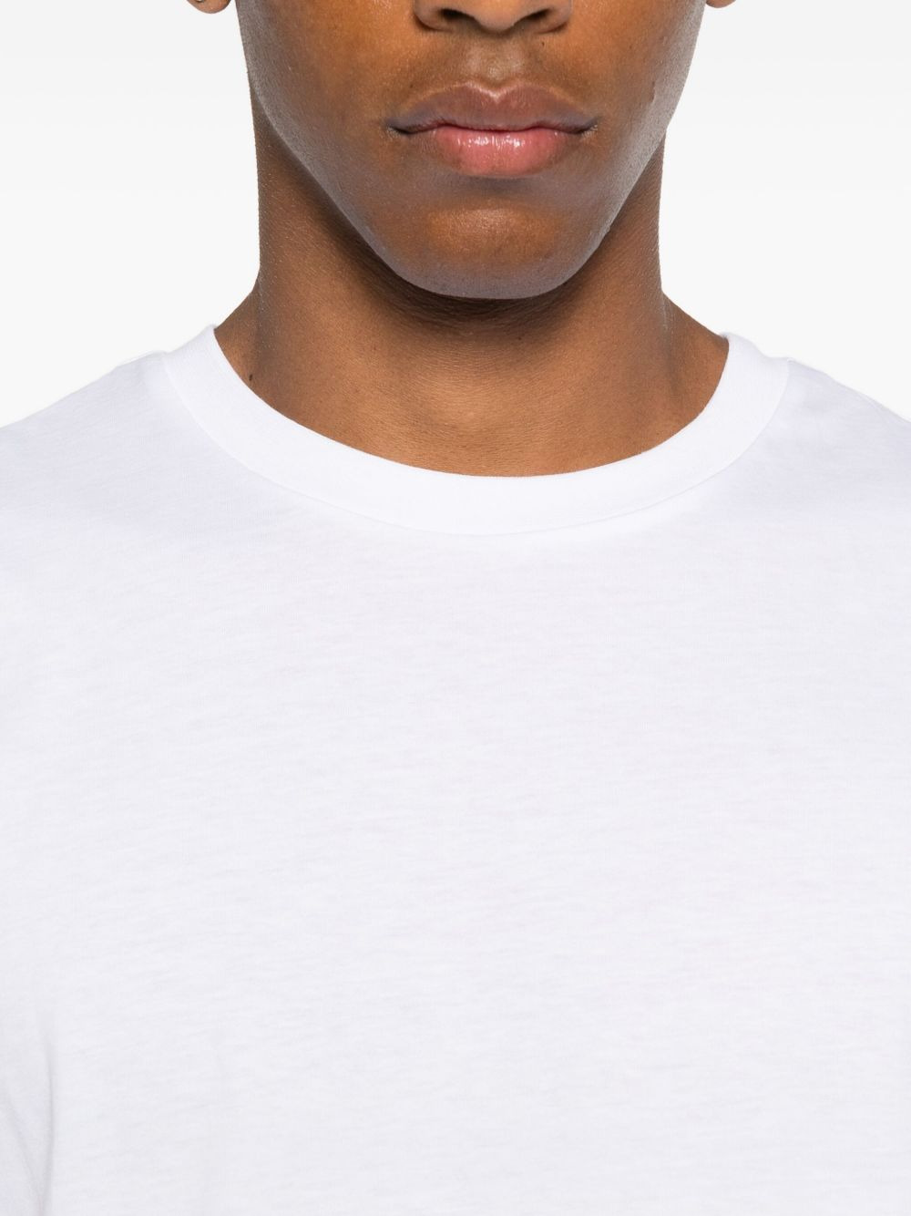 cotton crew-neck T-shirt (pack of three) - 4