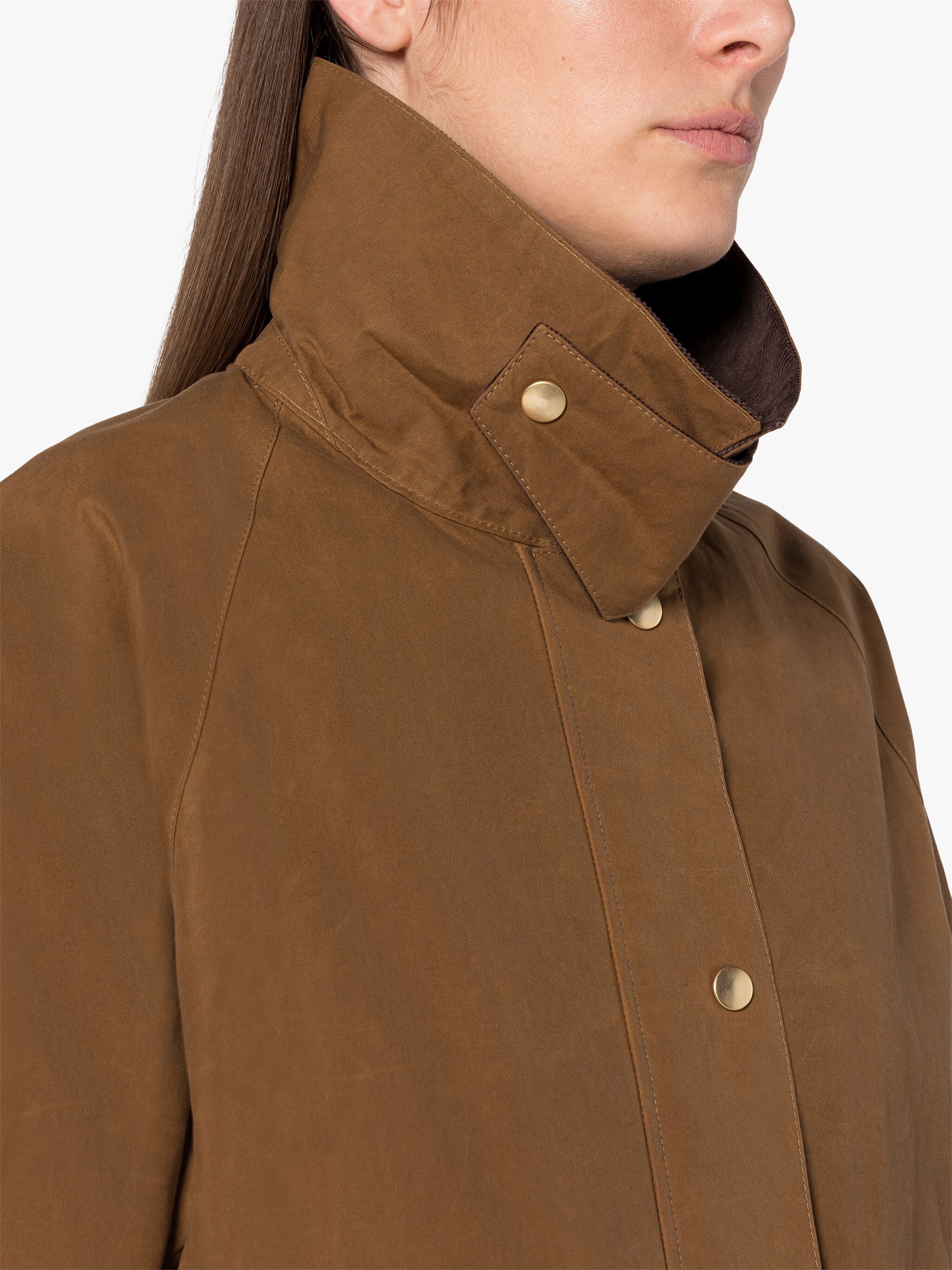 BLAIR BROWN WAXED COTTON FIELD JACKET - 6