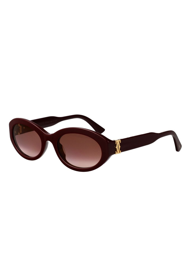Cartier oval-frame sunglasses outlook