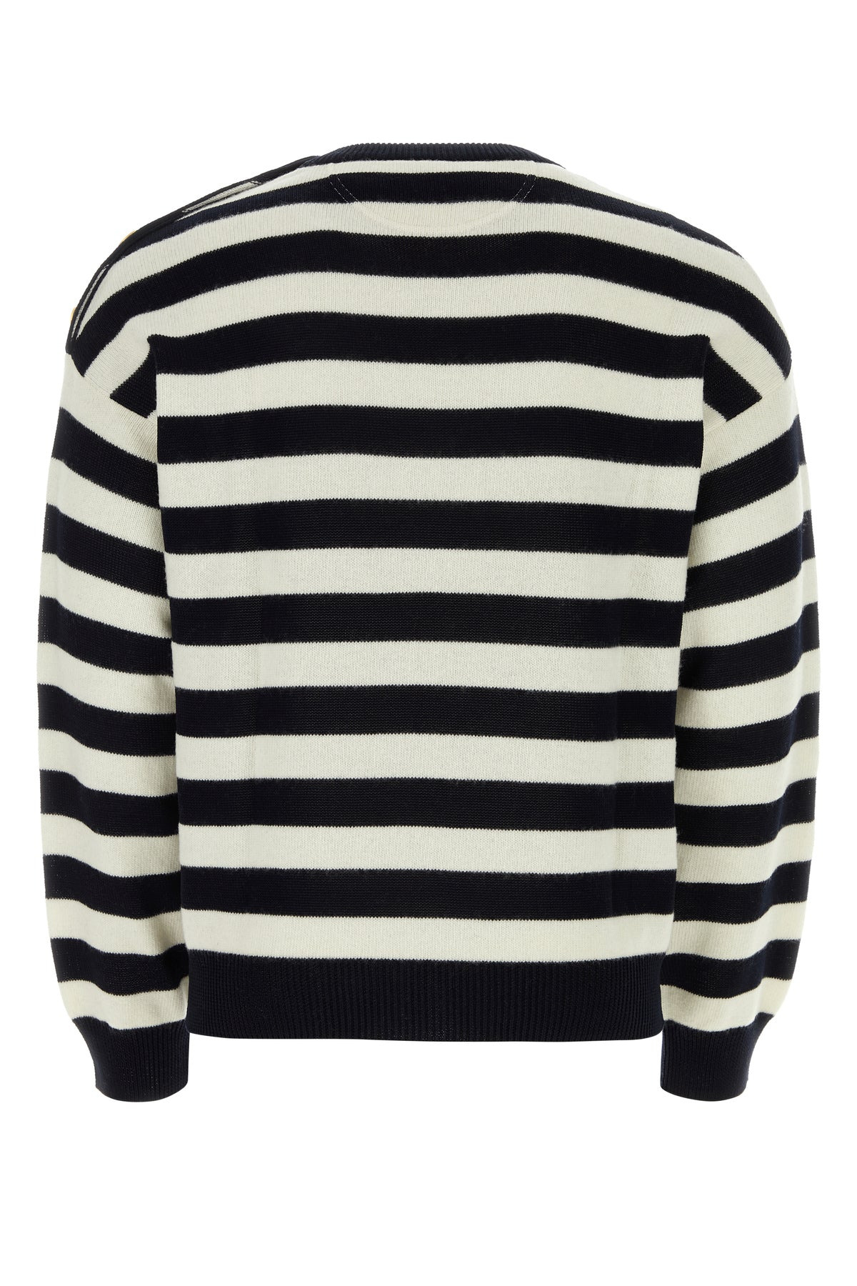 Embroidered cotton blend sweater - 2