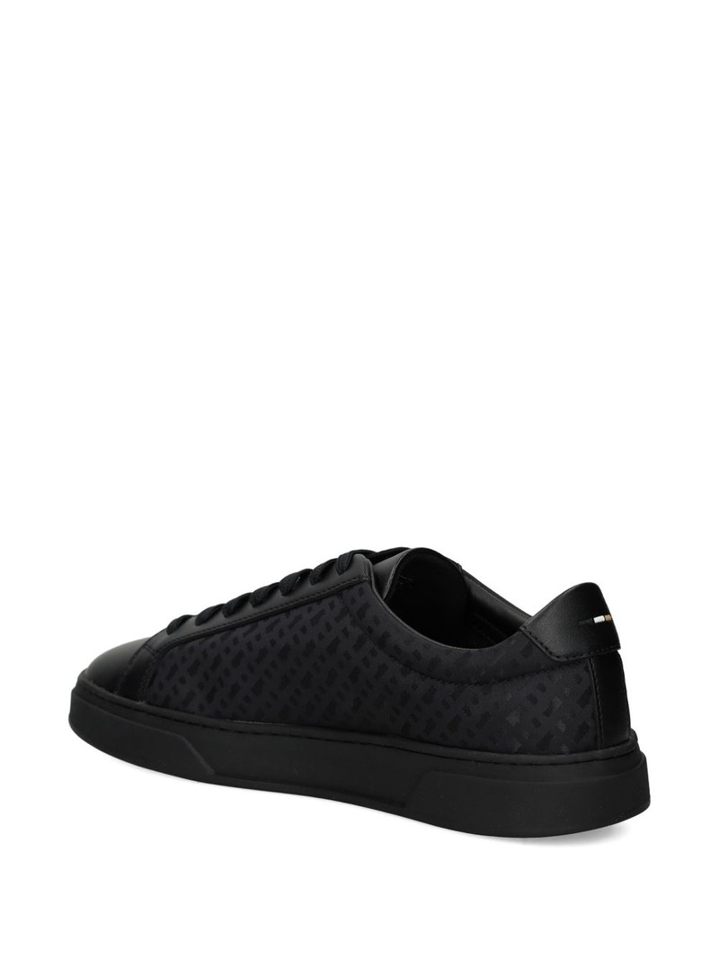 patterned leather sneakers 4