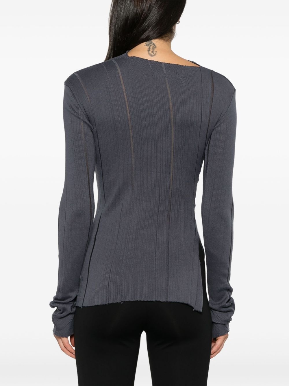 asymmetric sweater - 4
