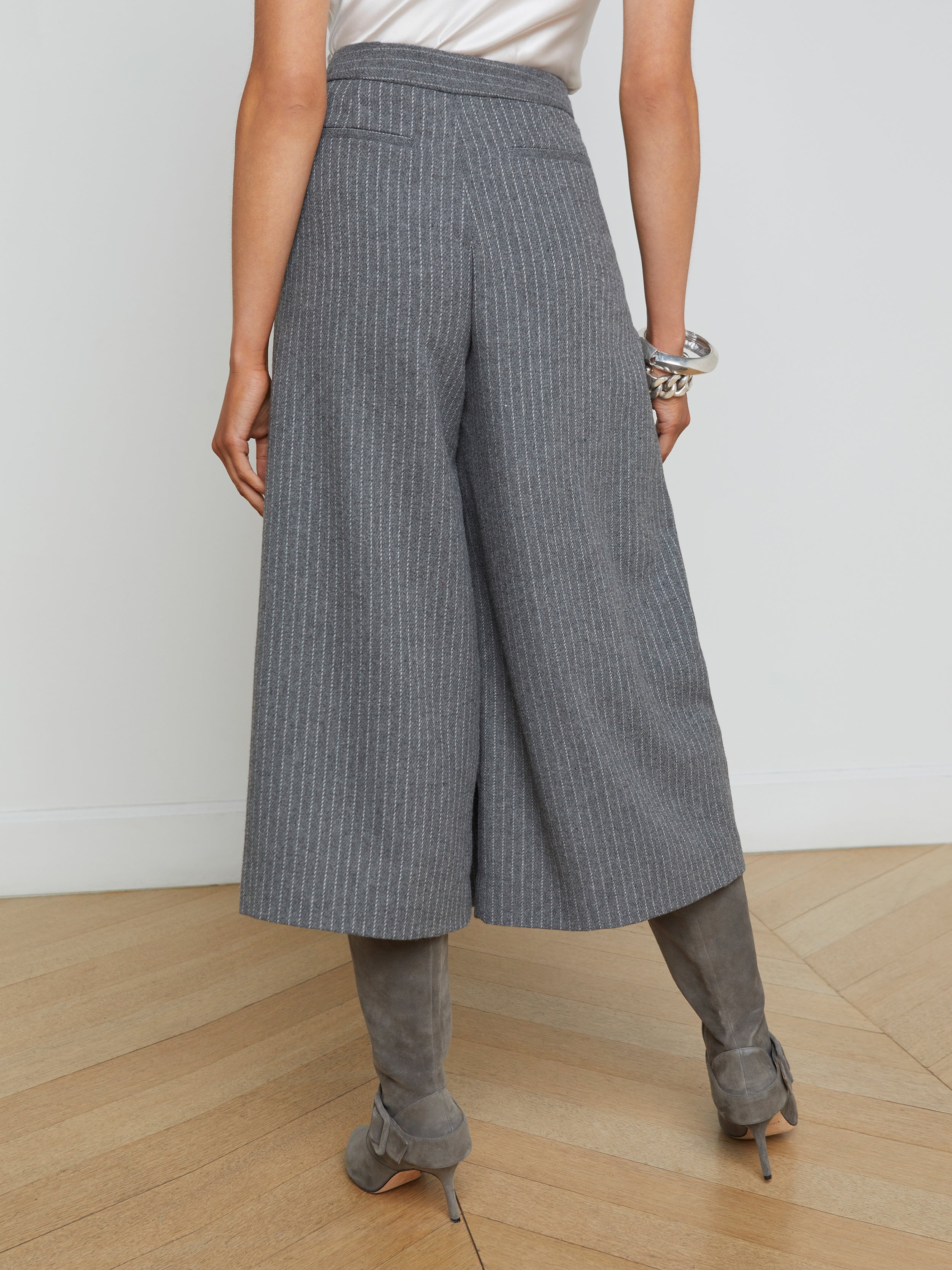 Mahalia Pinstriped Culotte - 5