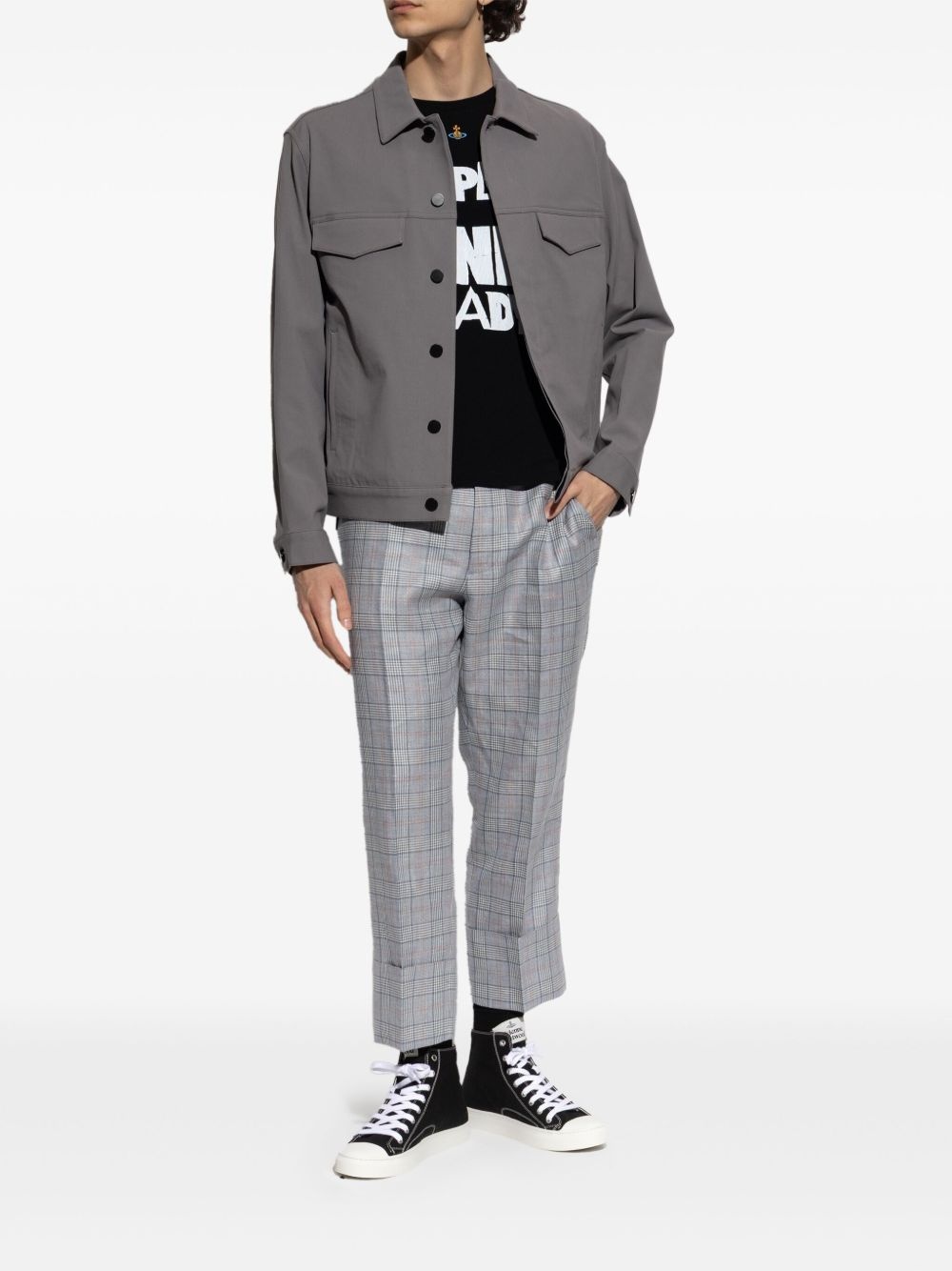 checked trousers - 2