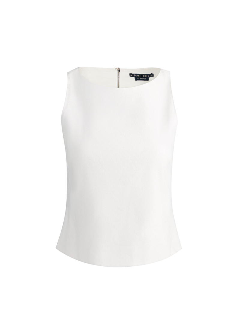 YVETTE LINEN BOAT NECK TANK 7