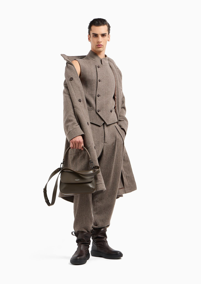 Small la Prima Soft nappa leather handbag 6