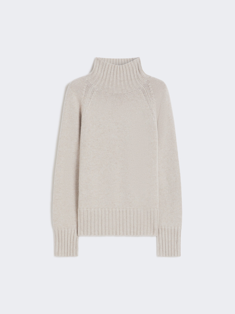 MANTOVA Wool and cashmere yarn polo-neck sweater 1