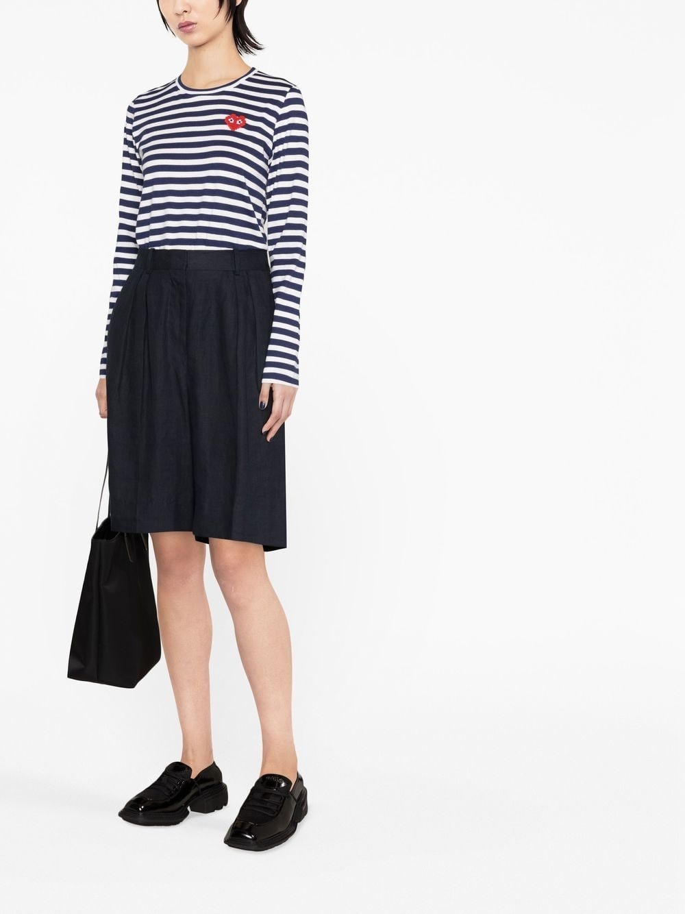 horizontal-stripe long-sleeve T-shirt - 2