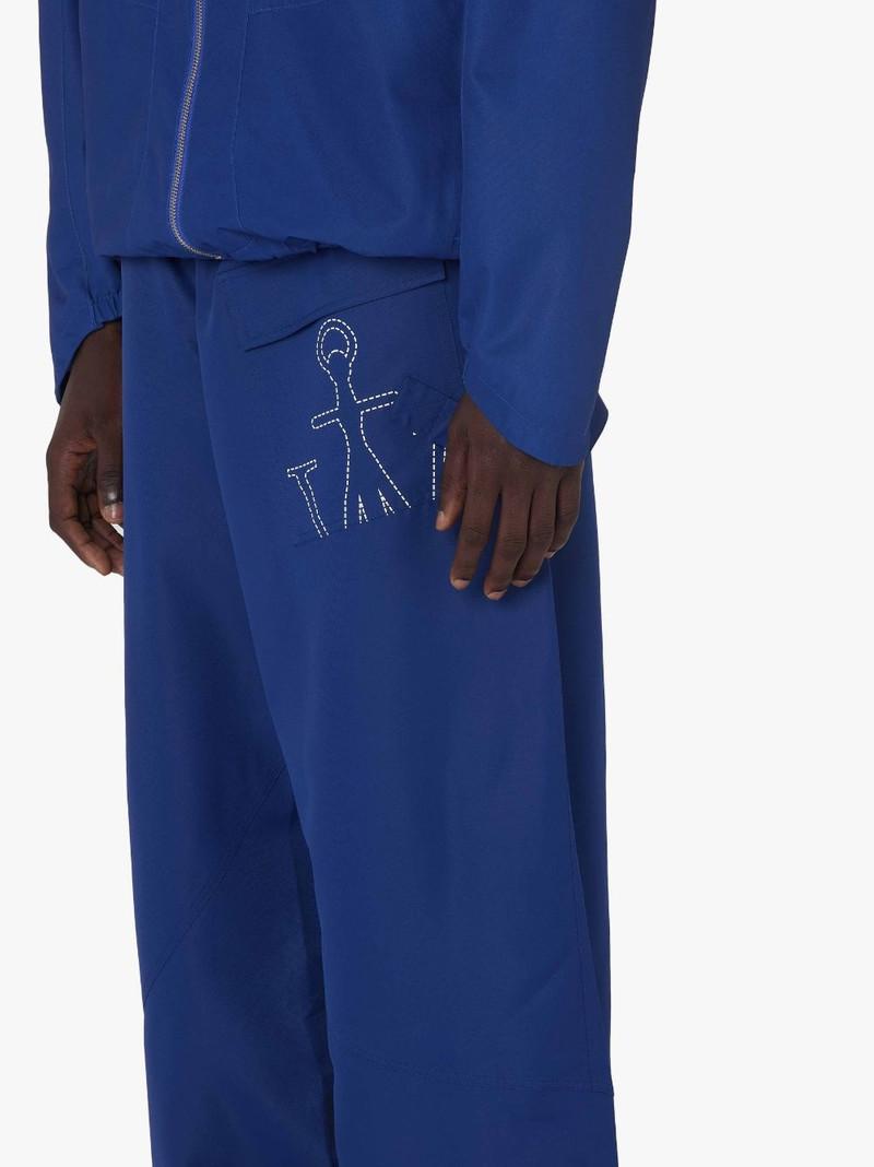 TWISTED JOGGERS WITH ANCHOR LOGO PRINT 5