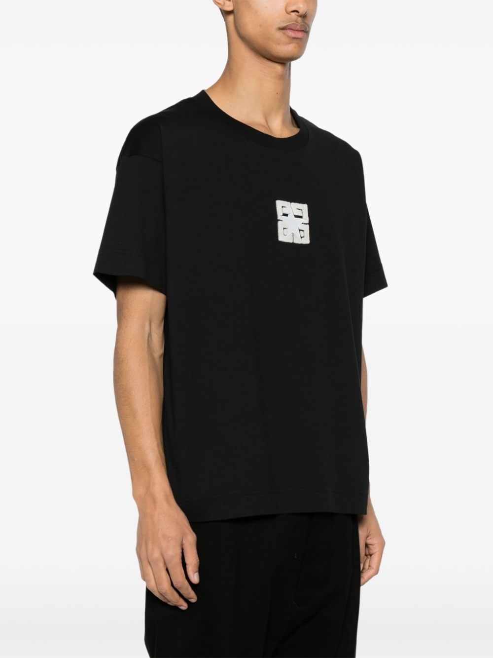 4G-motif cotton T-shirt - 3