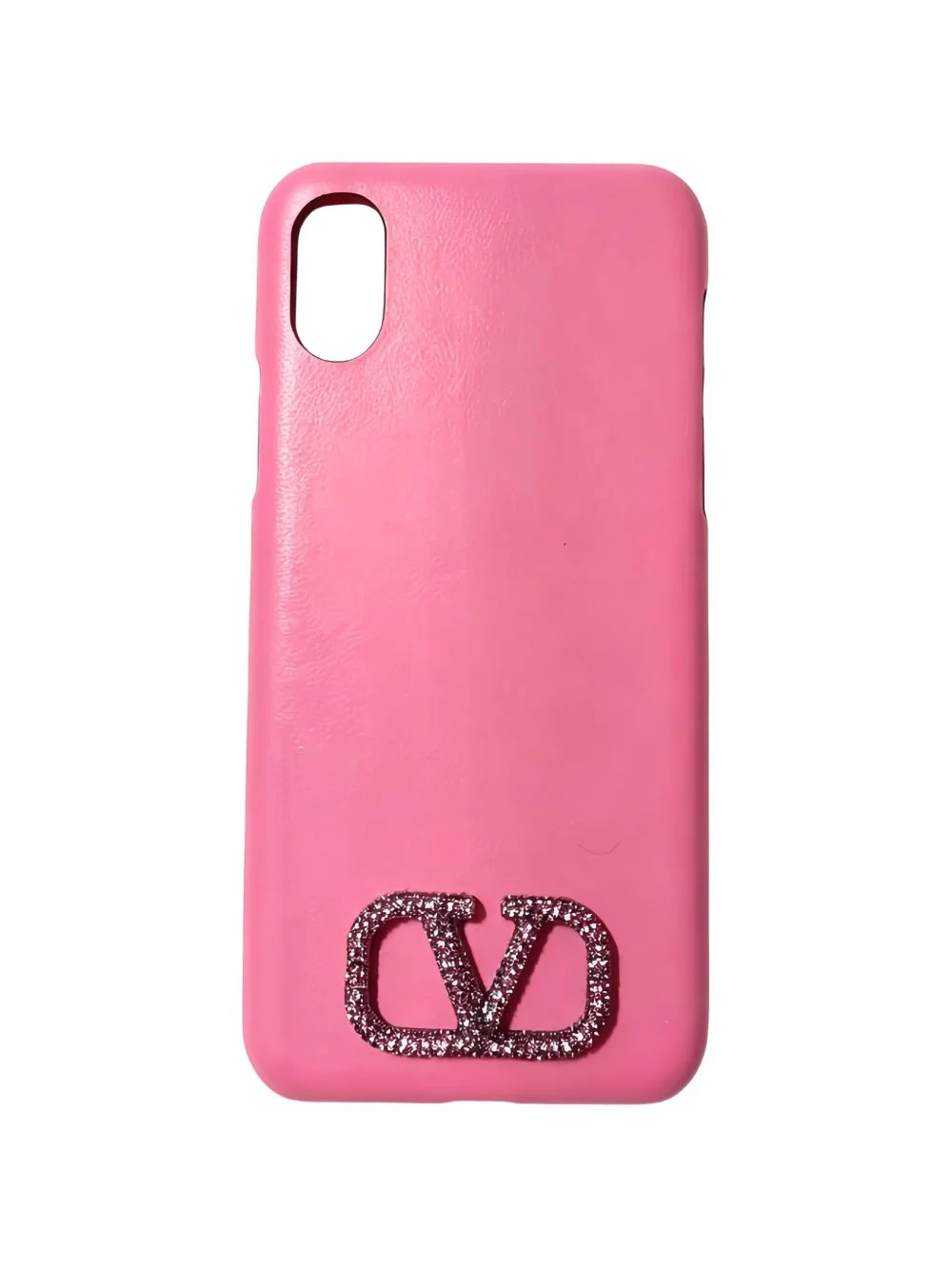 VLogo crystal-embellished iPhone XS case - 1