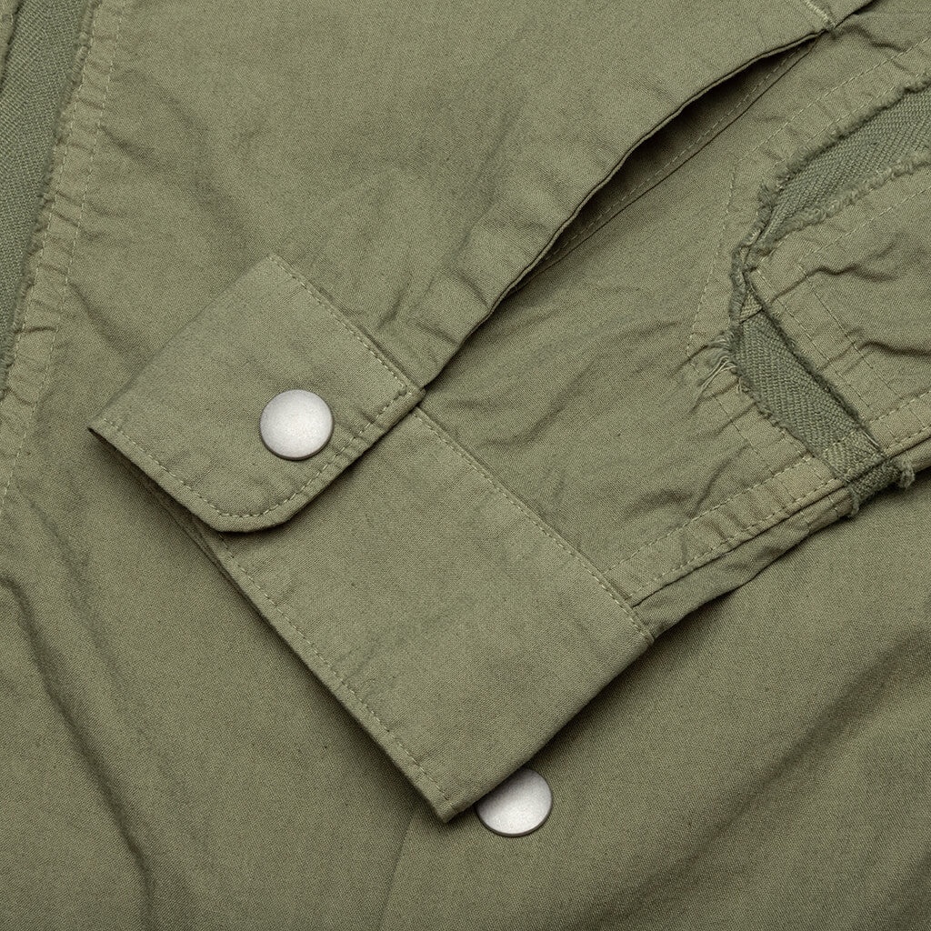 VINTAGE FRAME SHIRT - OLIVE - 4