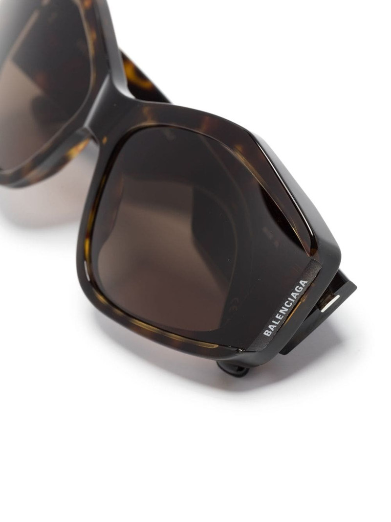 logo-print cat eye-frame sunglasses 3