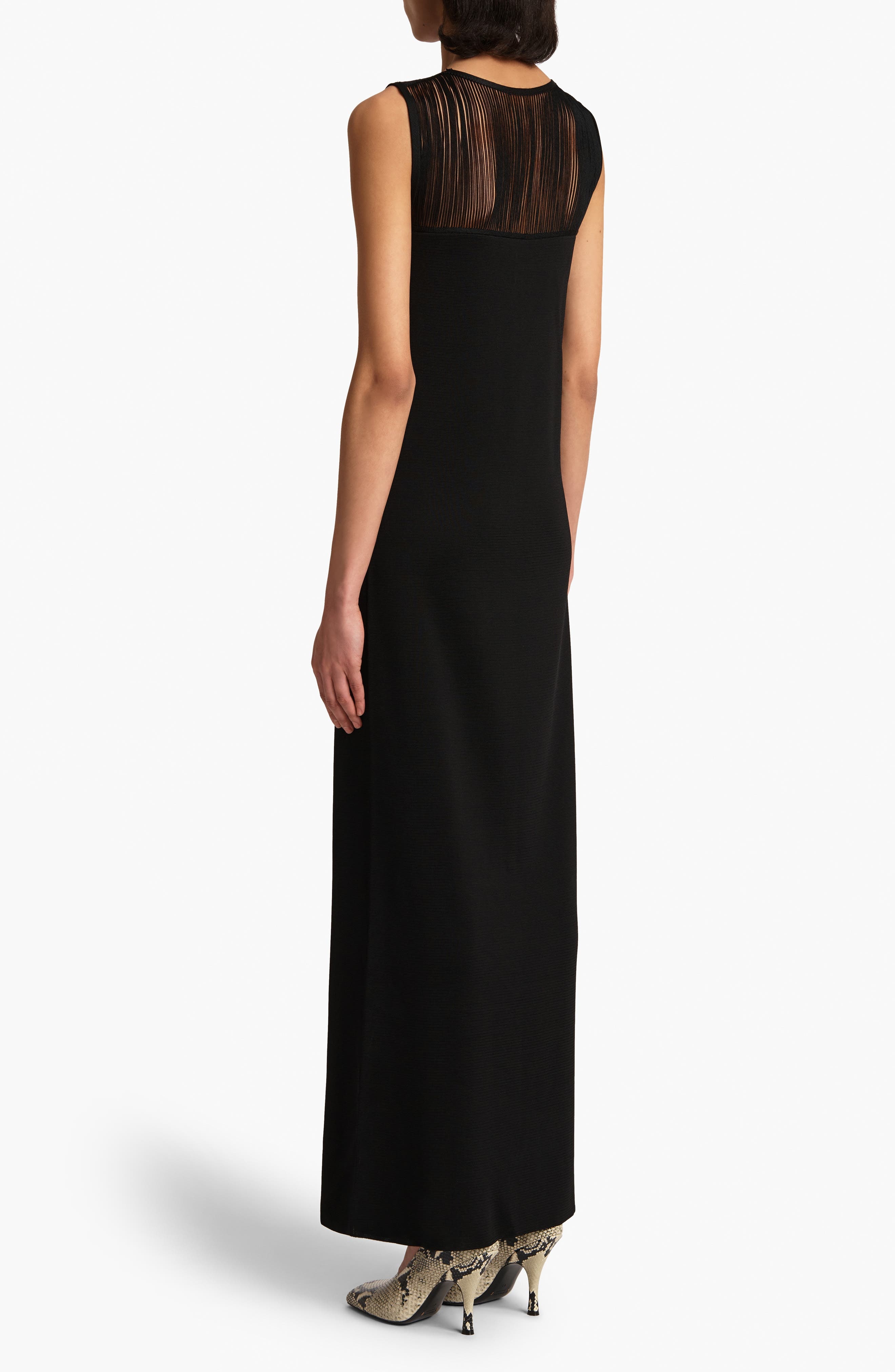 Khaite Ruslan Knit Column Dress in Black at Nordstrom - 2