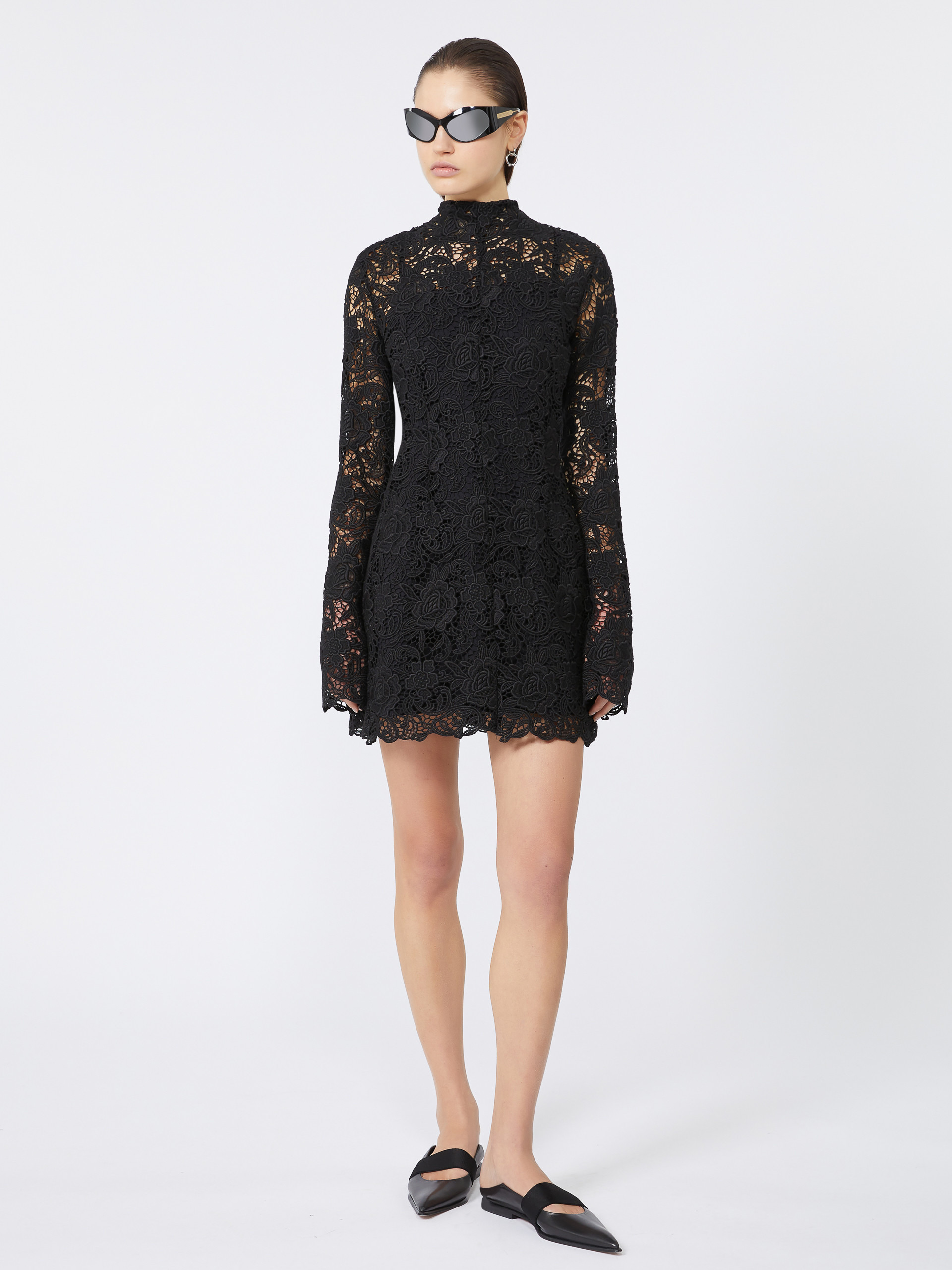 TEFRITE05 Short floral macramé dress - KLEPSYDRA CAPSULE - 2