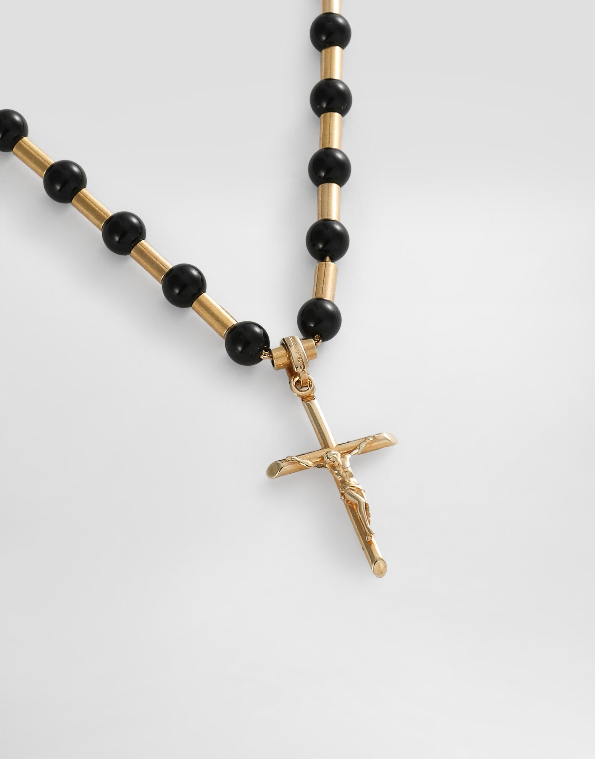 Metal necklace with logo - 3