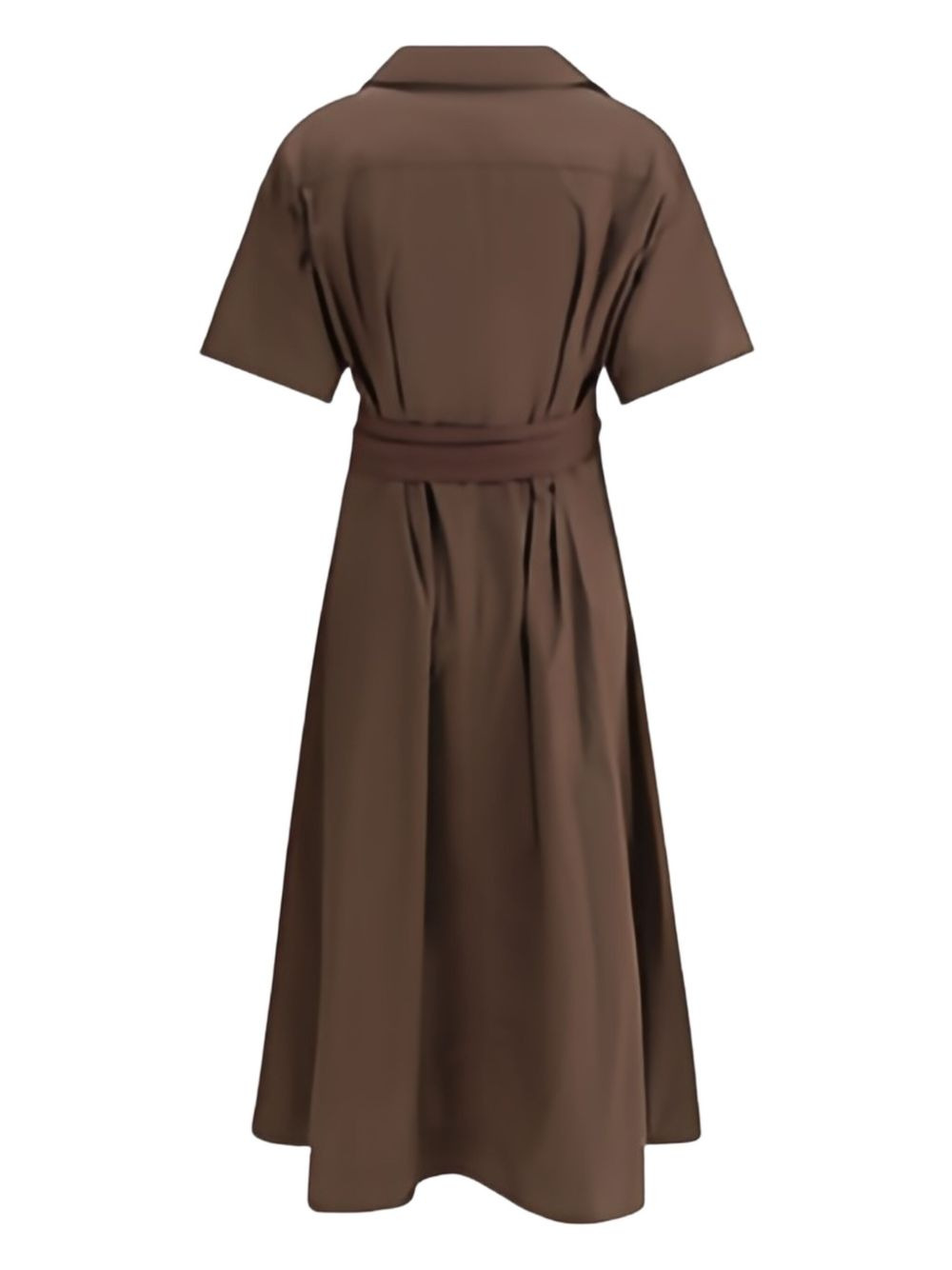 【送料&関税込】Brunello Cucinelli Long Cotton Dress BRUNELLO CUCINELLI Belted embellished cotton-poplin maxi