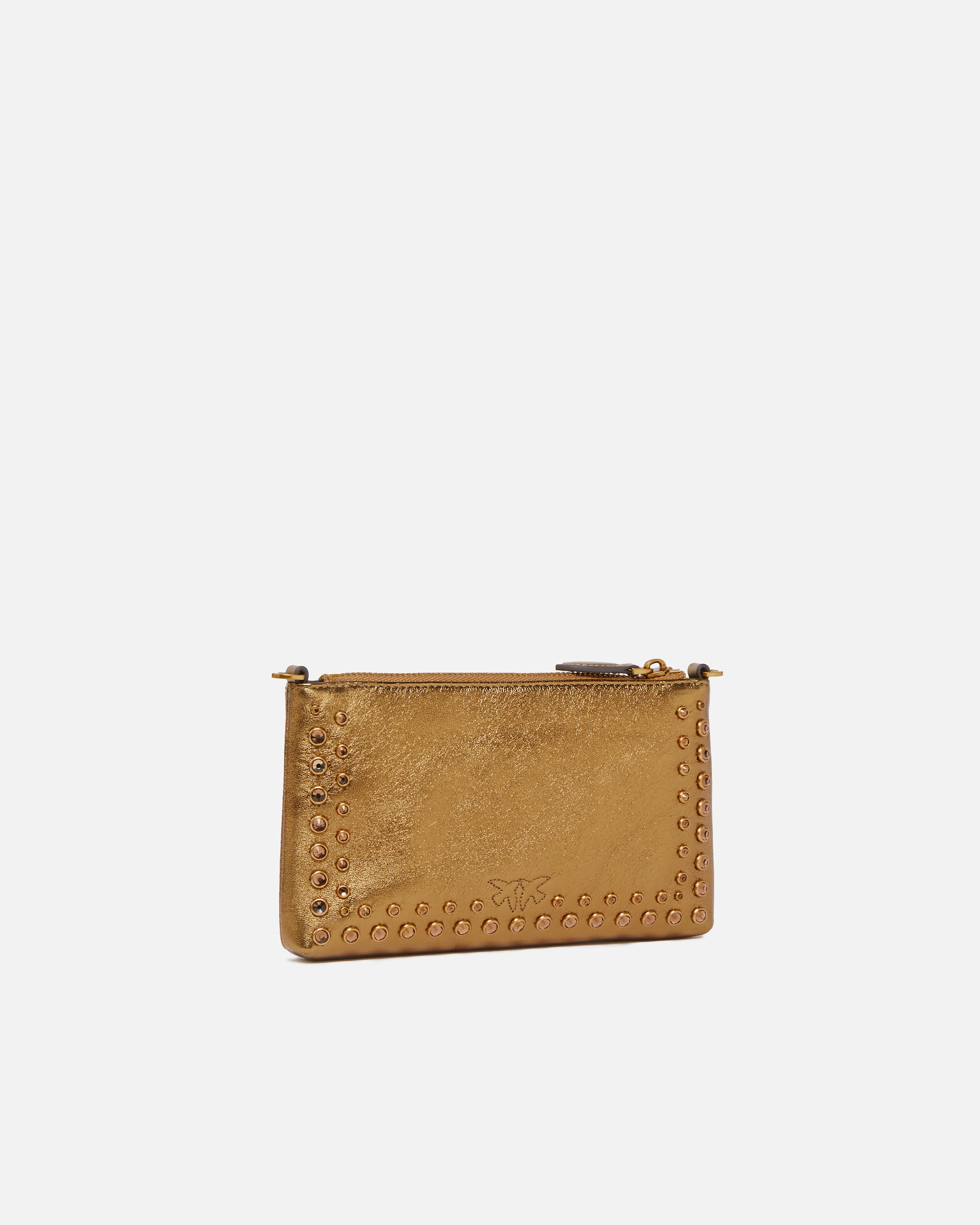 LAMINATED EVENING CROSSBODY BAG WITH RHINESTONES - 2