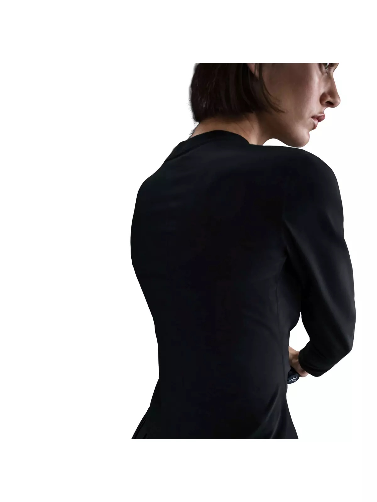 Women's Court Dri-Fit Advantage Midlayer Top-Black - 2
