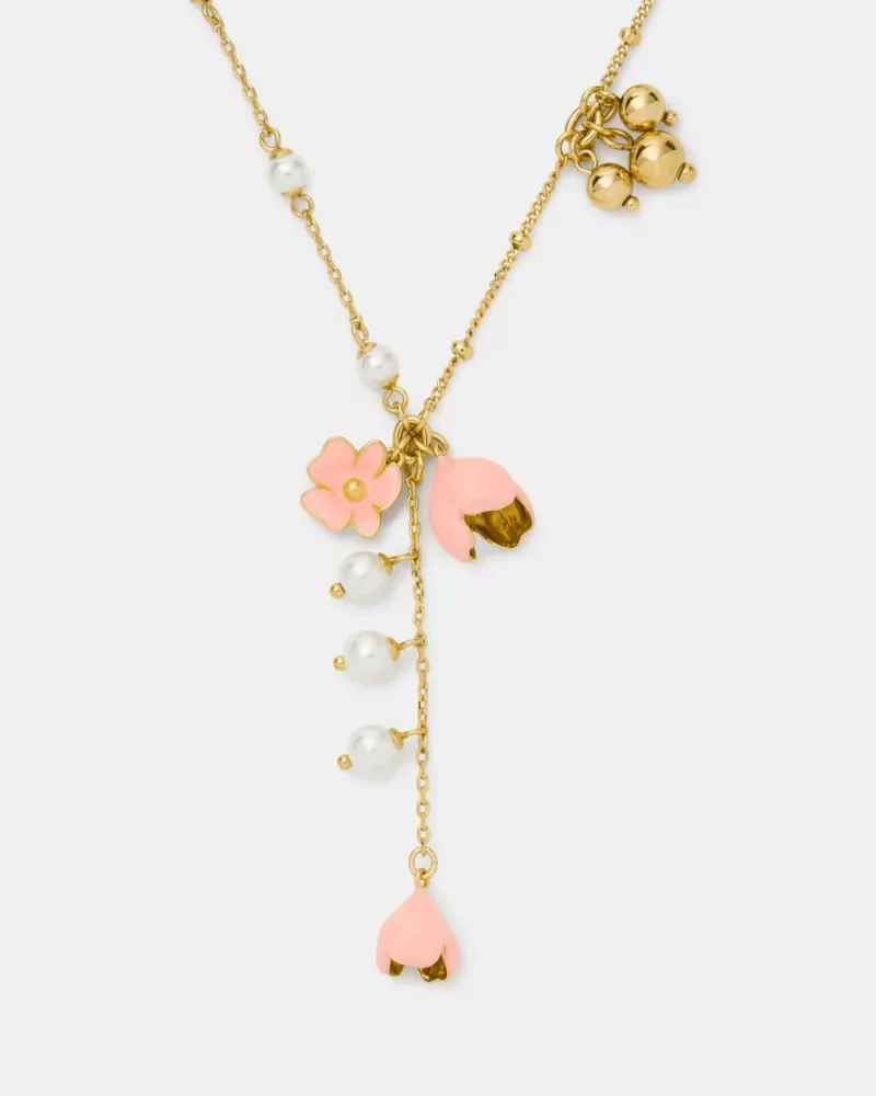 Golden Bloom Y Necklace - 1