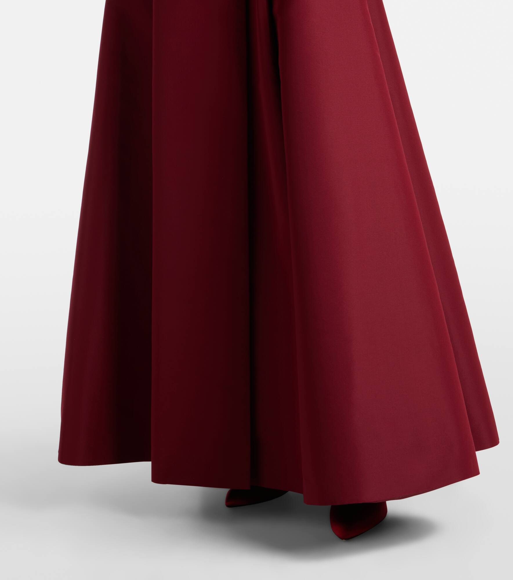 Belted silk gown - 6