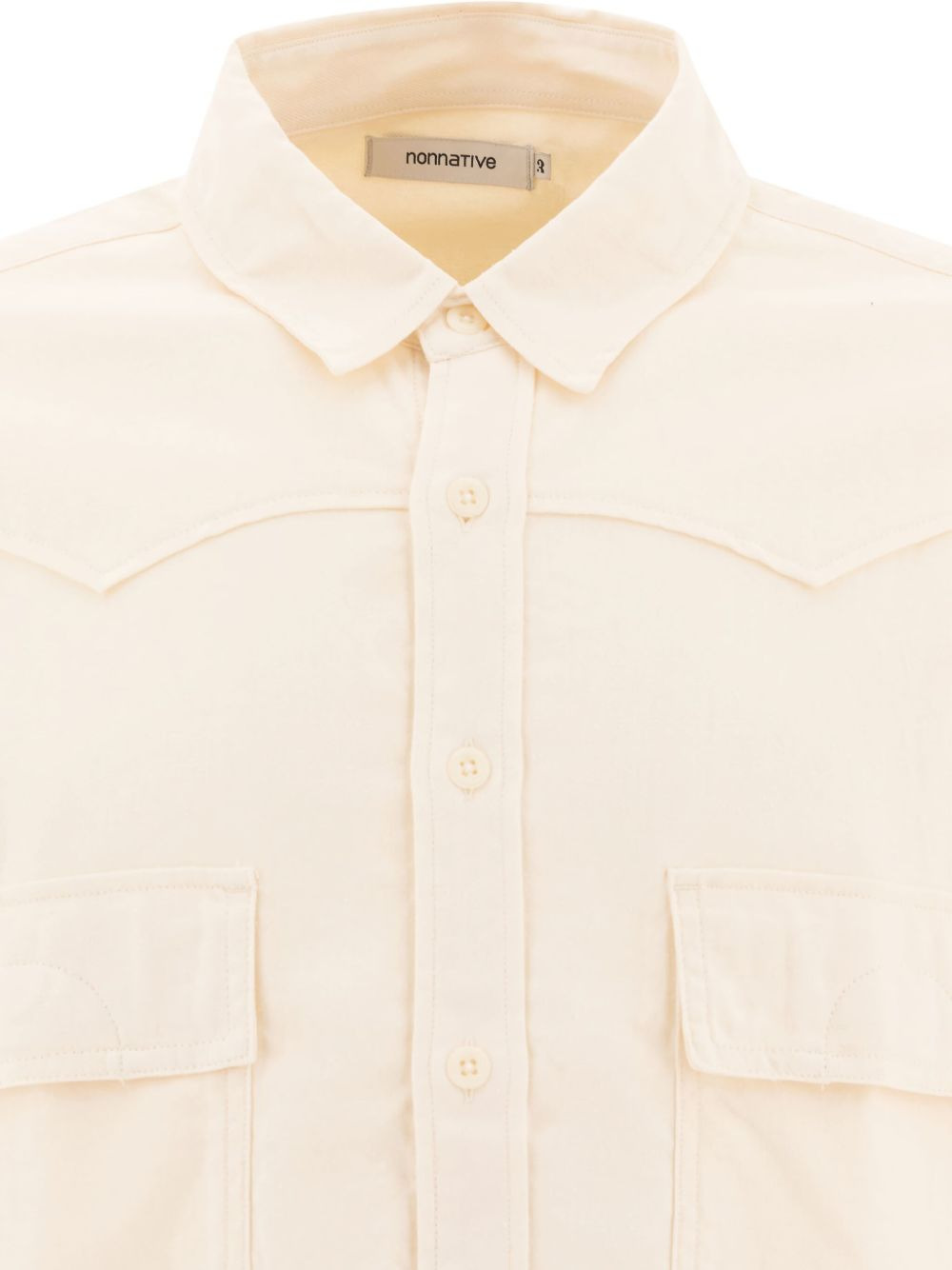 cotton-silk blend shirt - 3