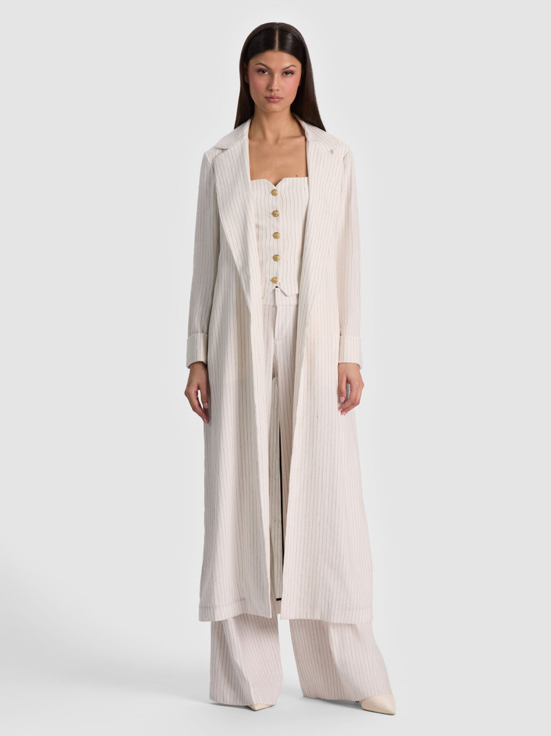 SHELIA LINEN MAXI BLAZER 2