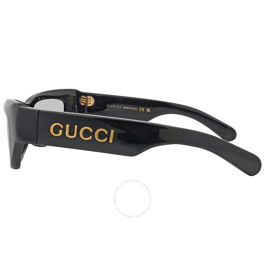 Gucci Silver Rectangular Men's Sunglasses GG1296S 002 55 - 4