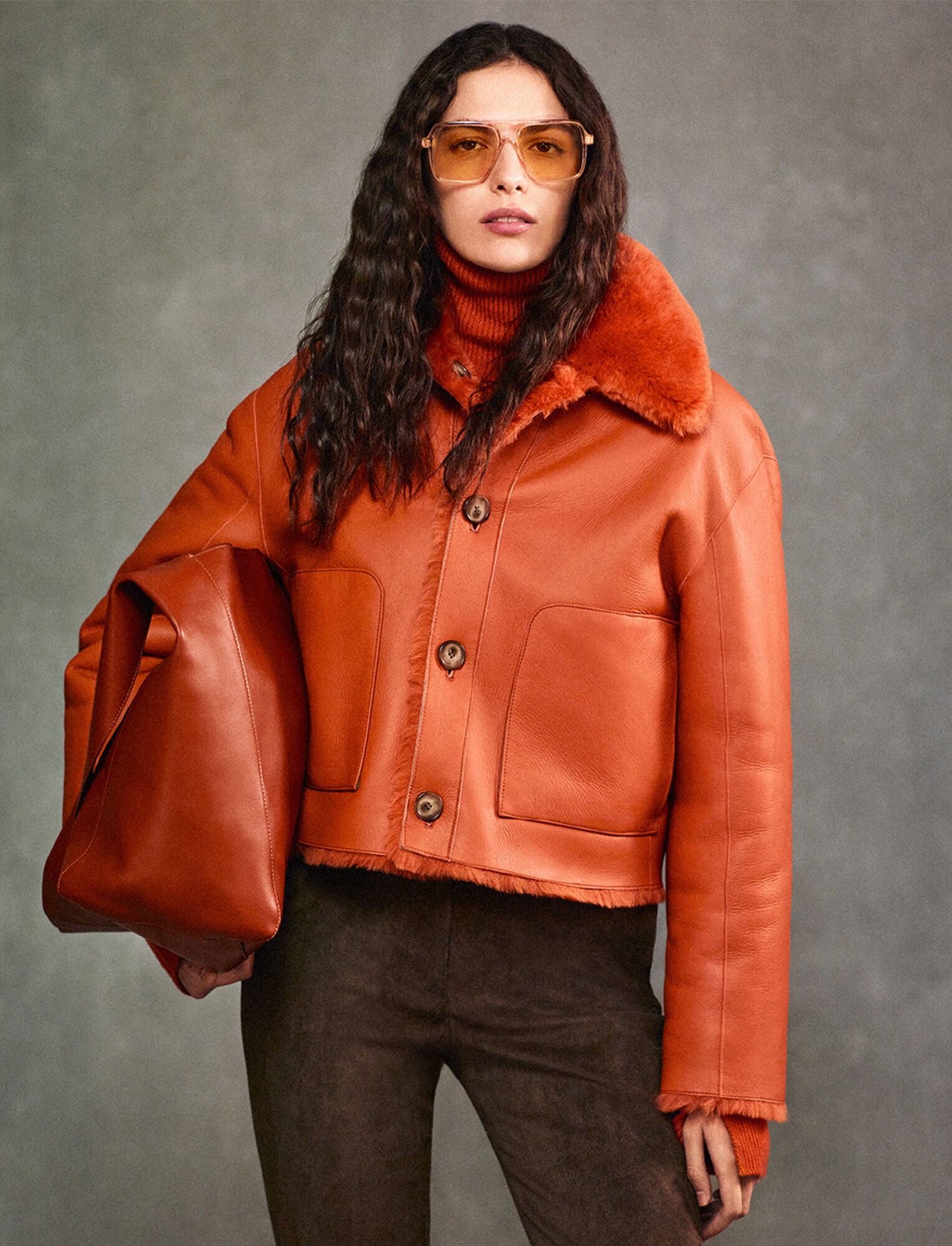 Reversible Shearling Alloway Coat - 7