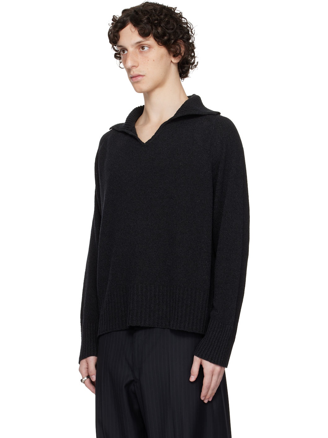 Our Legacy WORK SHOP Emporio Armani Gray Vista Popover Polo