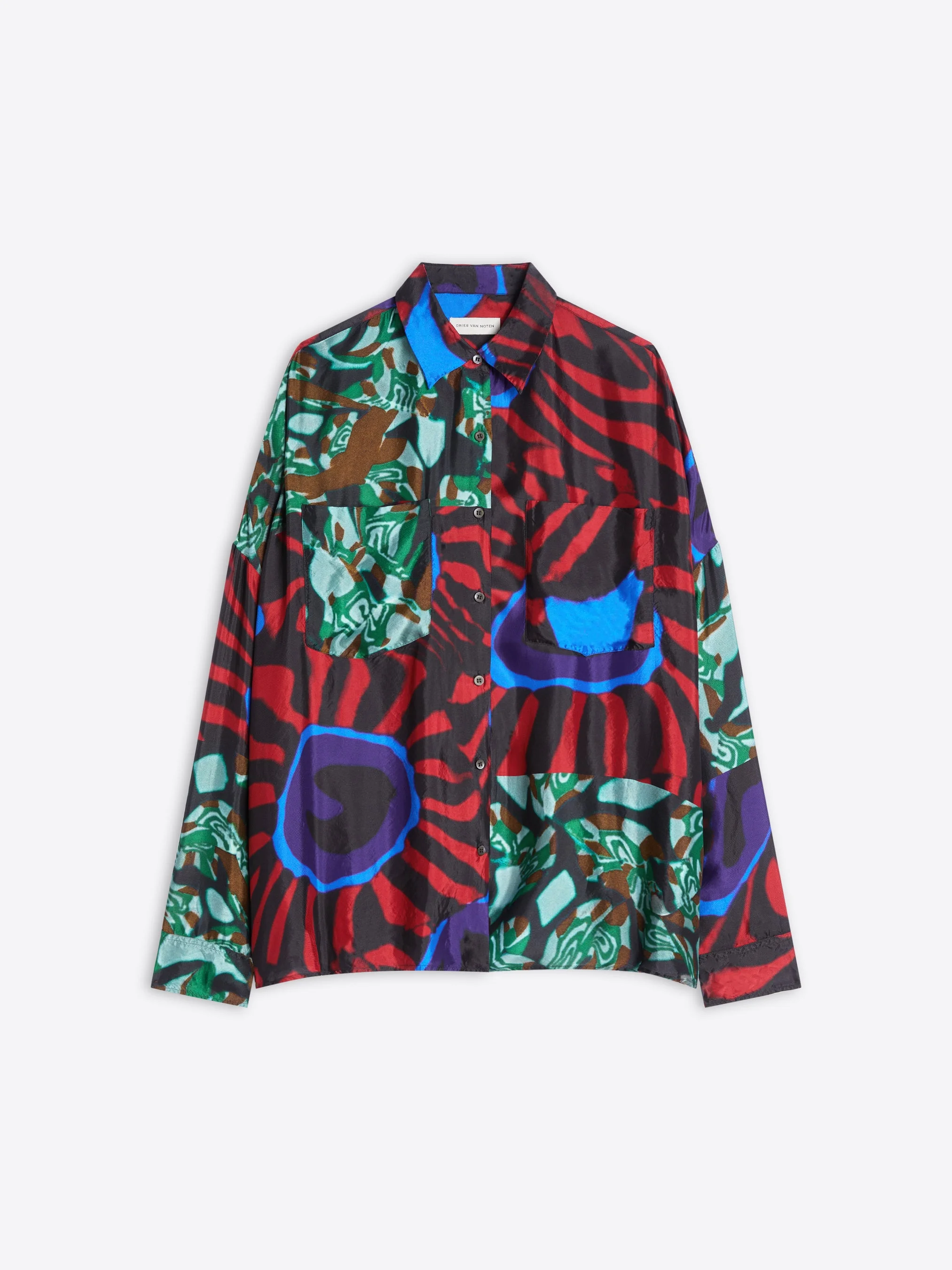 VISCOSE COCOON SHIRT - 1