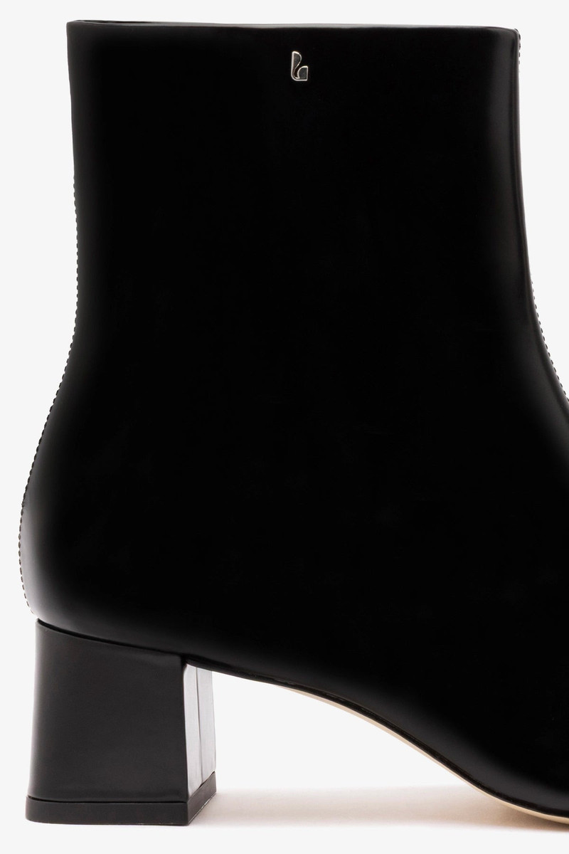 Mini Edie Boot In Black Box Leather 4