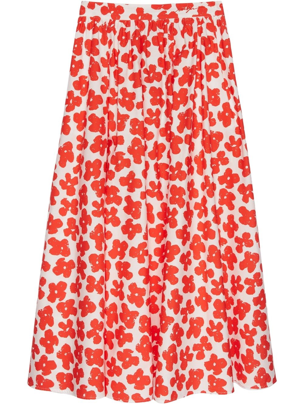 floral-print skirt - 1