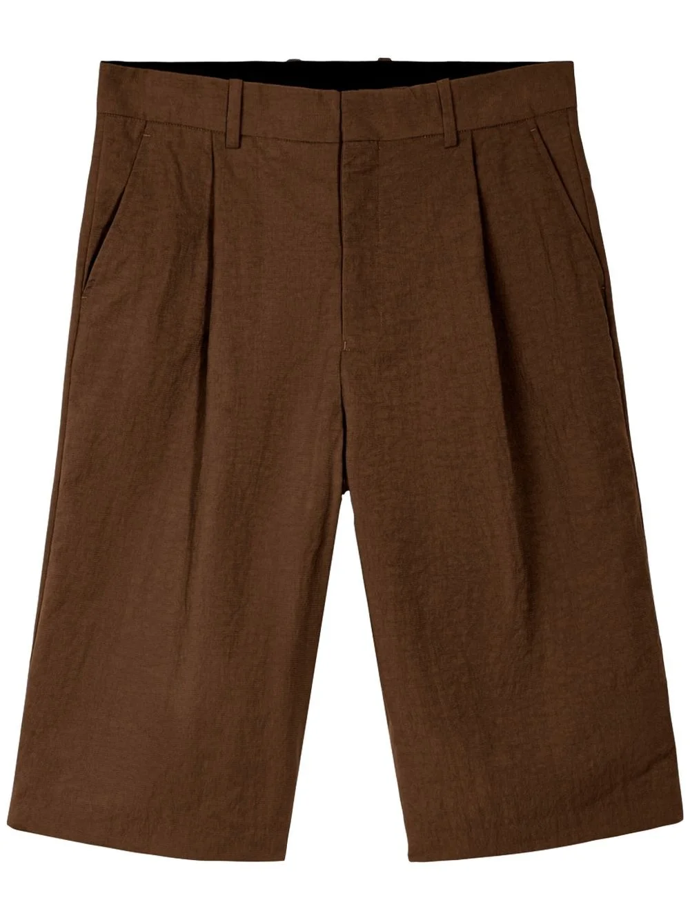pintuck tailored shorts - 1