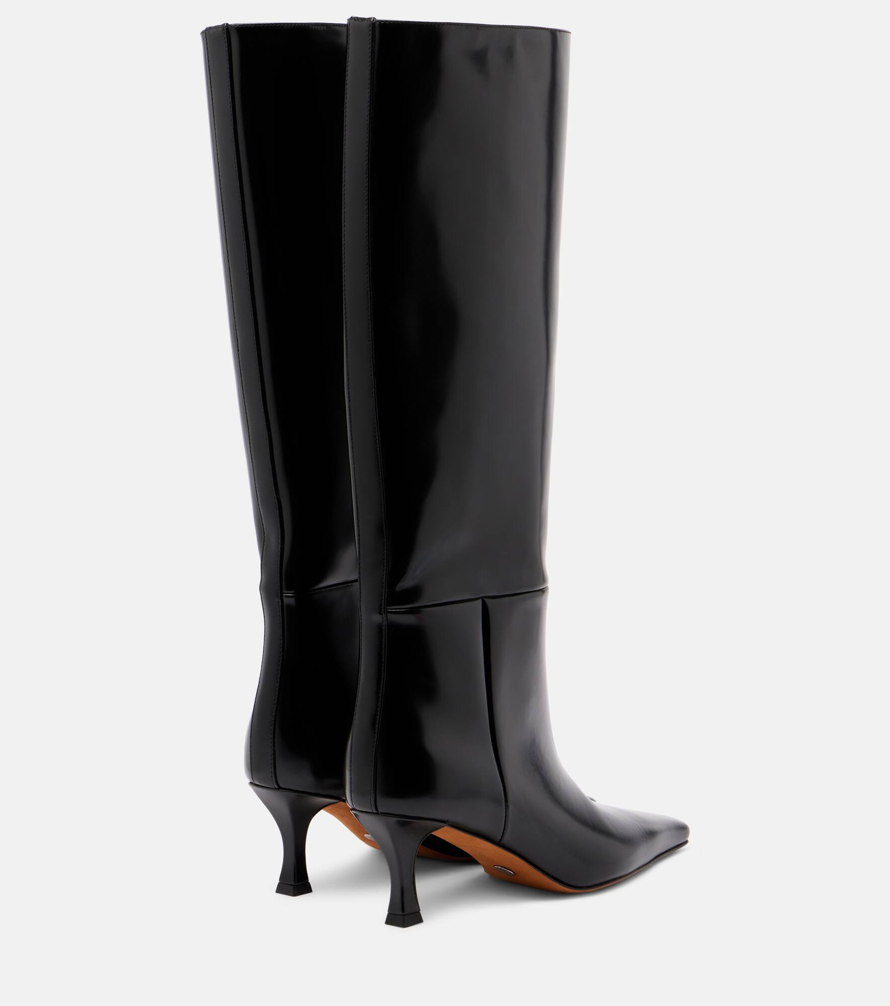 Leather knee-high boots - 2
