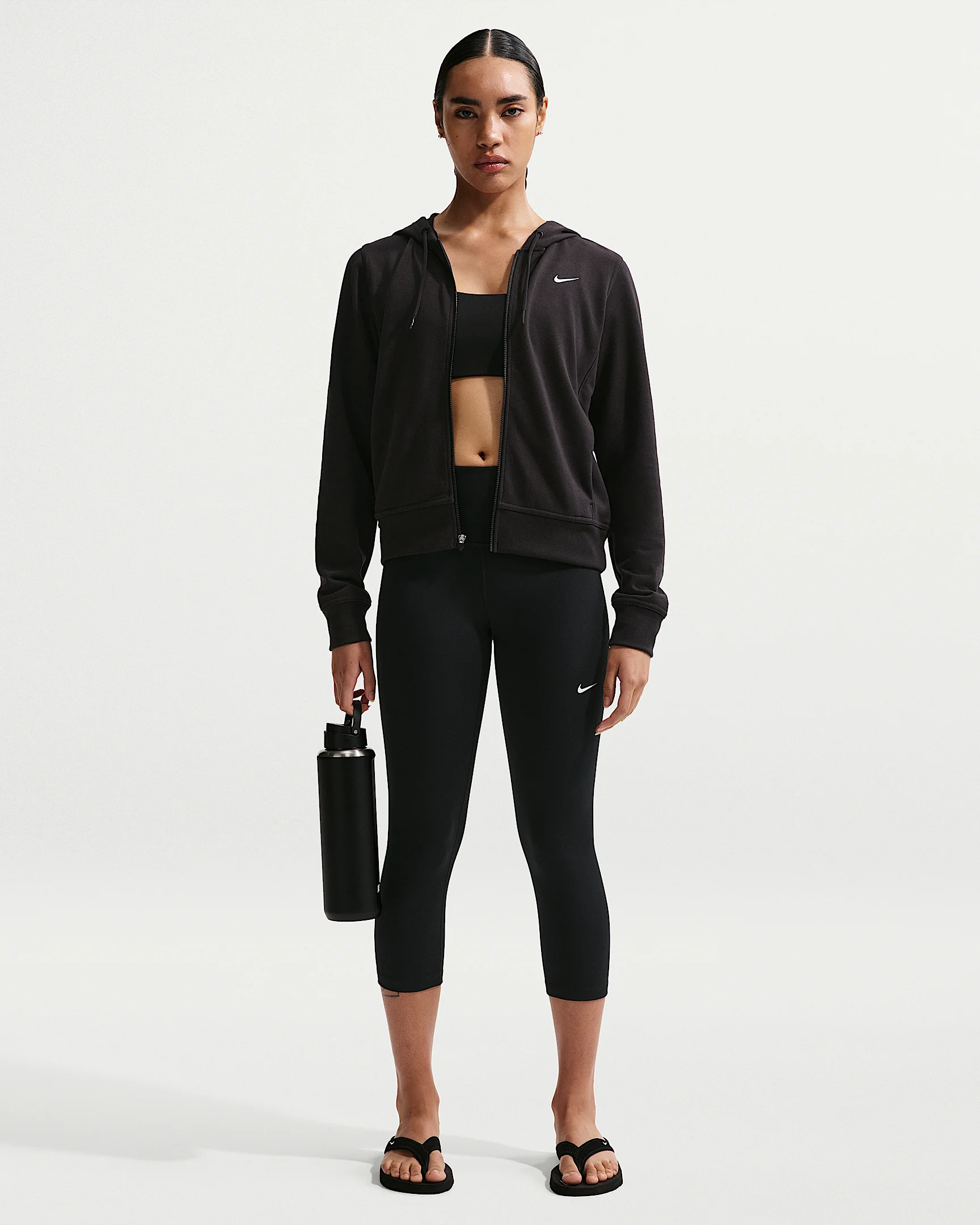 Nike One Women's High-Waisted Crop Leggings - 1