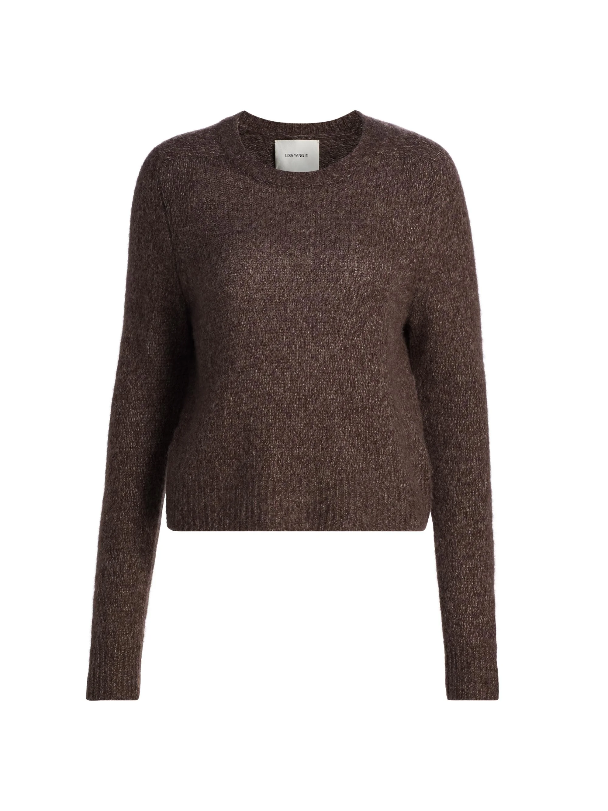 Women's Solene Cashmere-Silk Regular-Fit Sweater - Soft Bark - 1