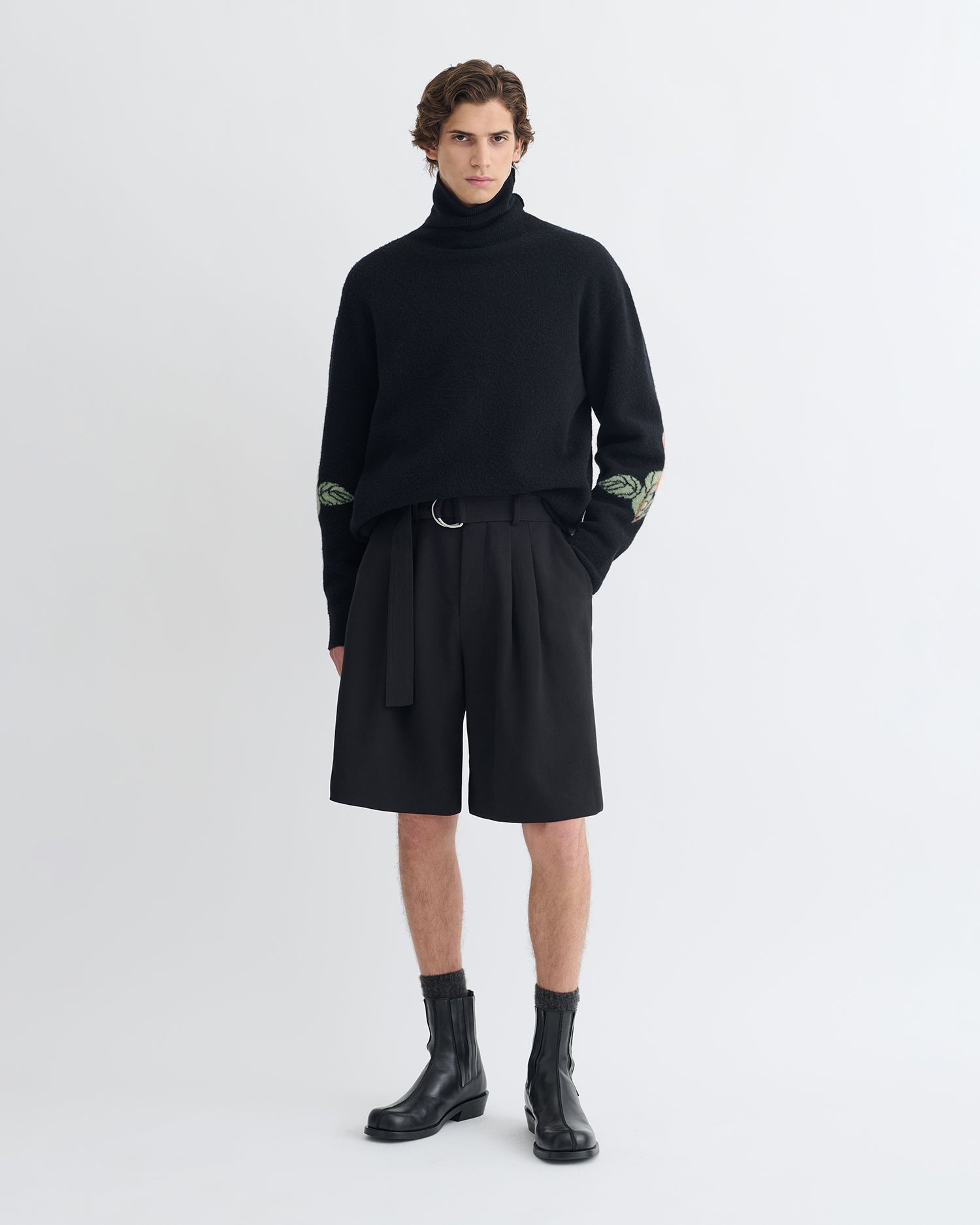 Tailored Crepe Twill Shorts - 2