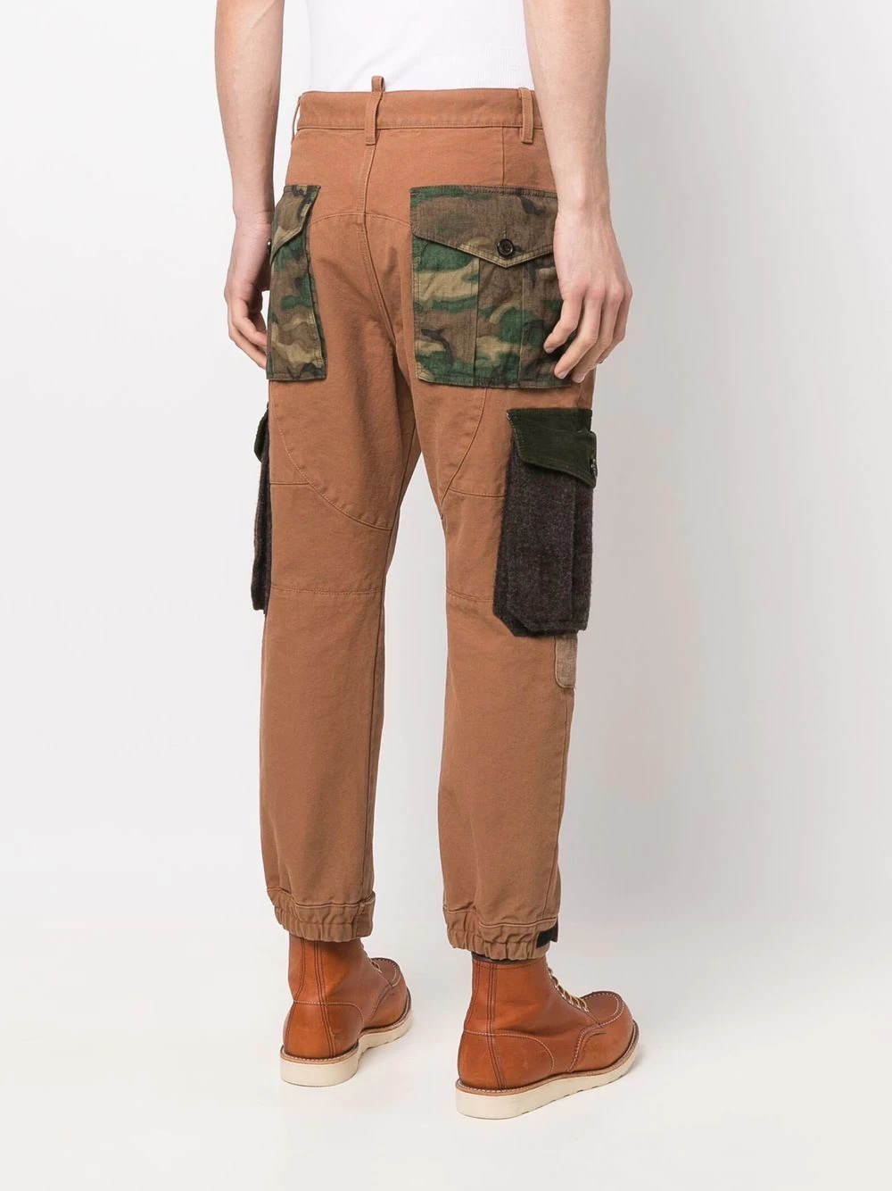 tapered cargo trousers - 4