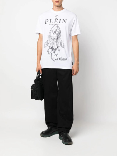 PHILIPP PLEIN Monsters logo print T-shirt outlook