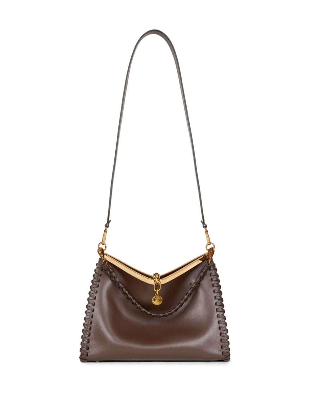 medium Vela leather shoulder bag - 2