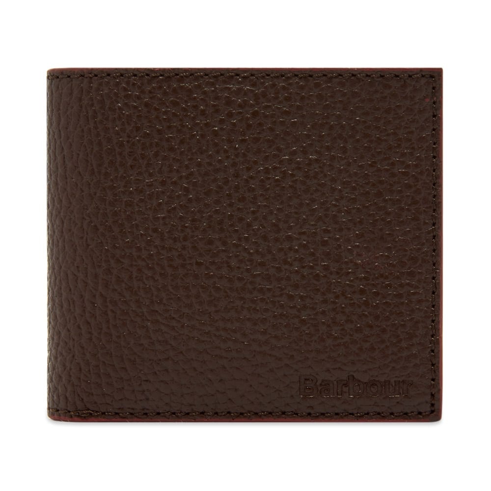 Barbour Grain Leather Billfold Wallet - 1