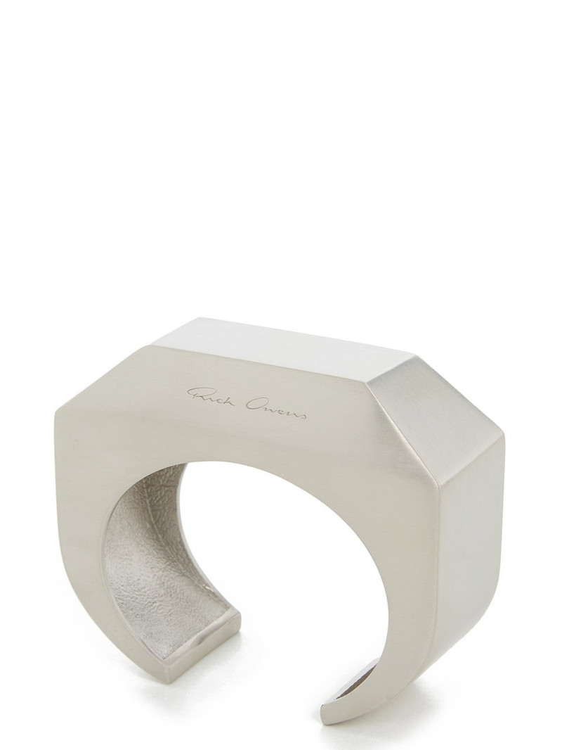 Rick Owens geometric chunky bracelet outlook